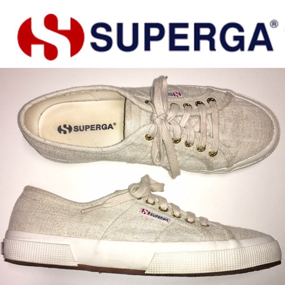 superga linen sneakers